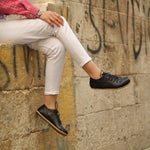 Kadın Siyah Sneaker Barefoot Ayakkabı, 5. fotoğraf