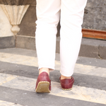 Kadın Bordo Sevim Barefoot Ayakkabı, 2. fotoğraf
