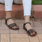 Kadın Klasik Kahverengi Lena Barefoot Sandalet, 4. fotoğraf