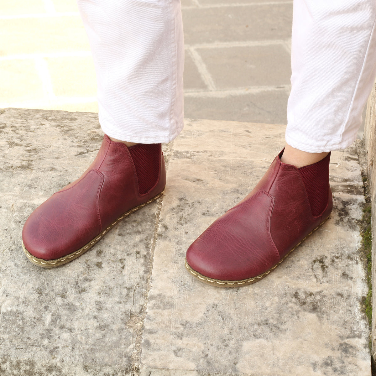 Kadın Bordo Chelsea Barefoot Bot, 2. fotoğraf