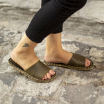 Kadın Zeytin Yeşili Boyka Barefoot Terlik, 2. fotoğraf