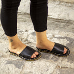 Kadın Siyah Boyka Barefoot Terlik, 4. fotoğraf