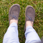Erkek Gri Nubuk Mellow Barefoot Ayakkabı, 1. fotoğraf