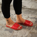 Kadın Kırmızı Boyka Barefoot Terlik, 4. fotoğraf