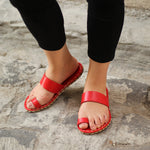 Kadın Kırmızı Barefoot Terlik, 6. fotoğraf