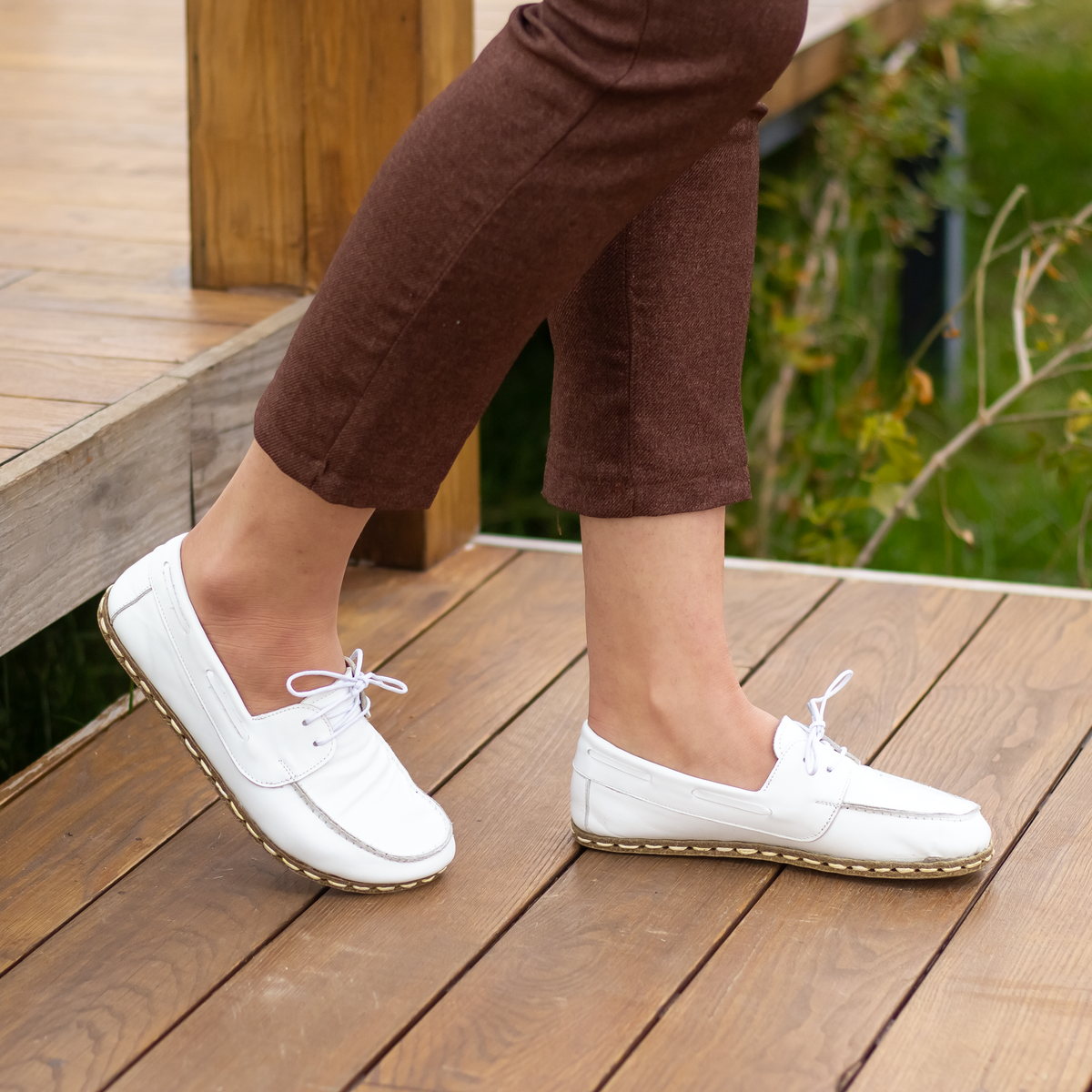 Kadın Beyaz Mellow Barefoot Ayakkabı, 7. fotoğraf