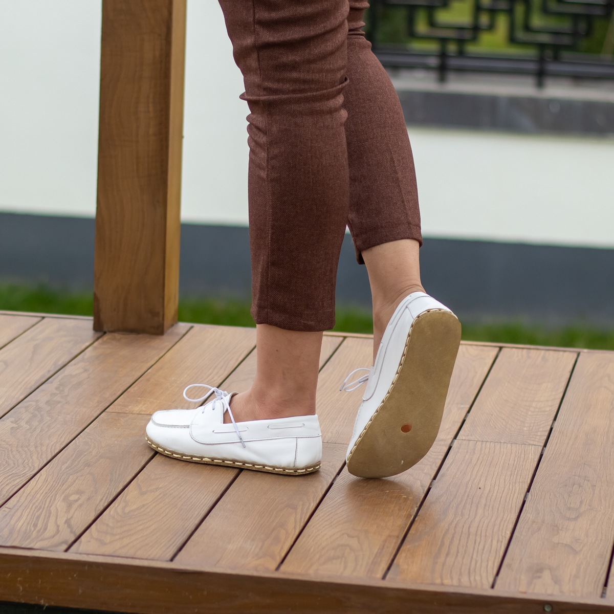 Kadın Beyaz Mellow Barefoot Ayakkabı, 3. fotoğraf