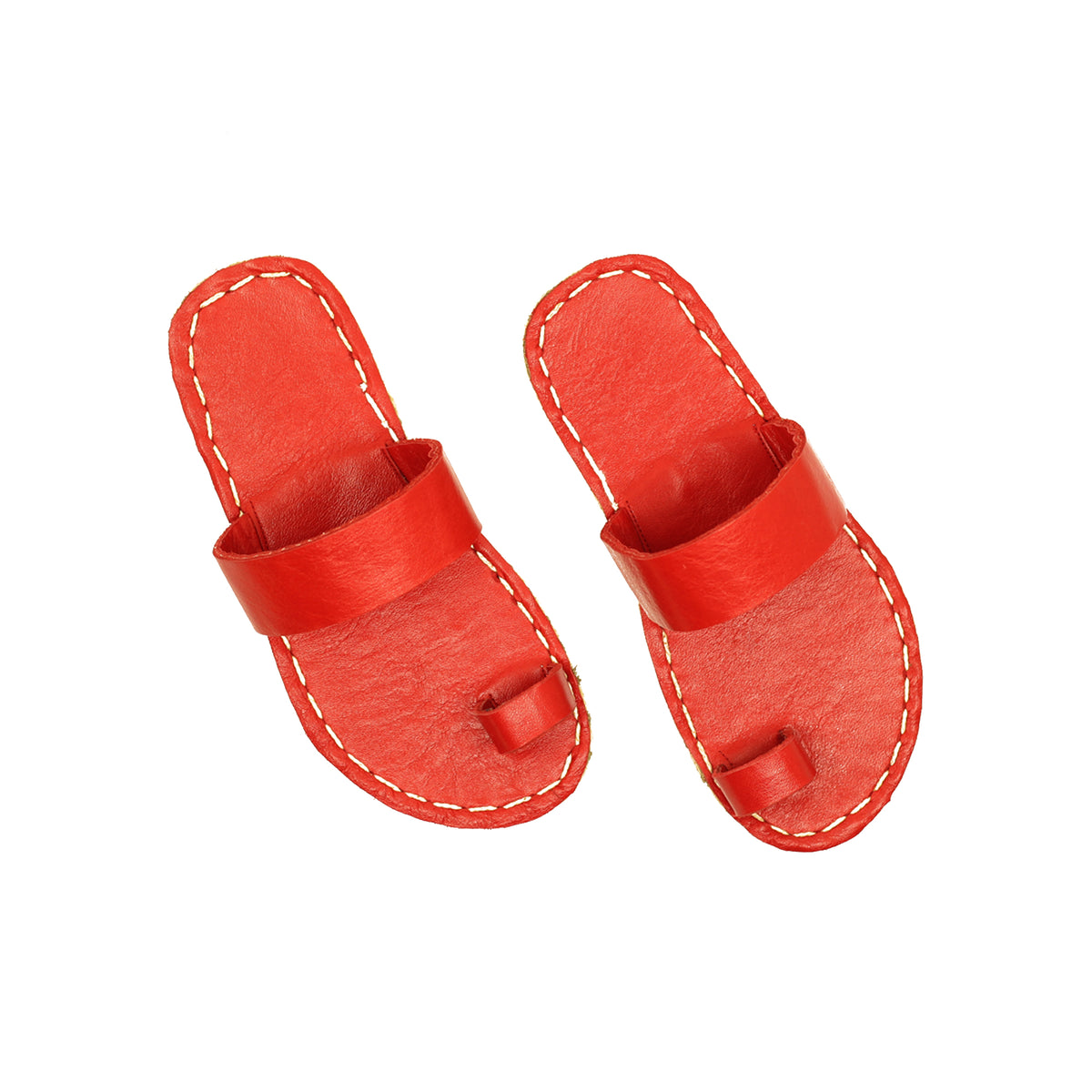 Kadın Kırmızı Barefoot Terlik, 5. fotoğraf