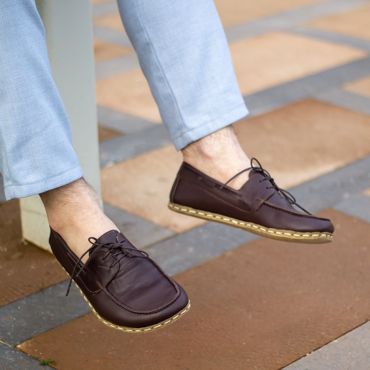 Erkek Fındık Kahve Mellow Barefoot Ayakkabı, 1. fotoğraf
