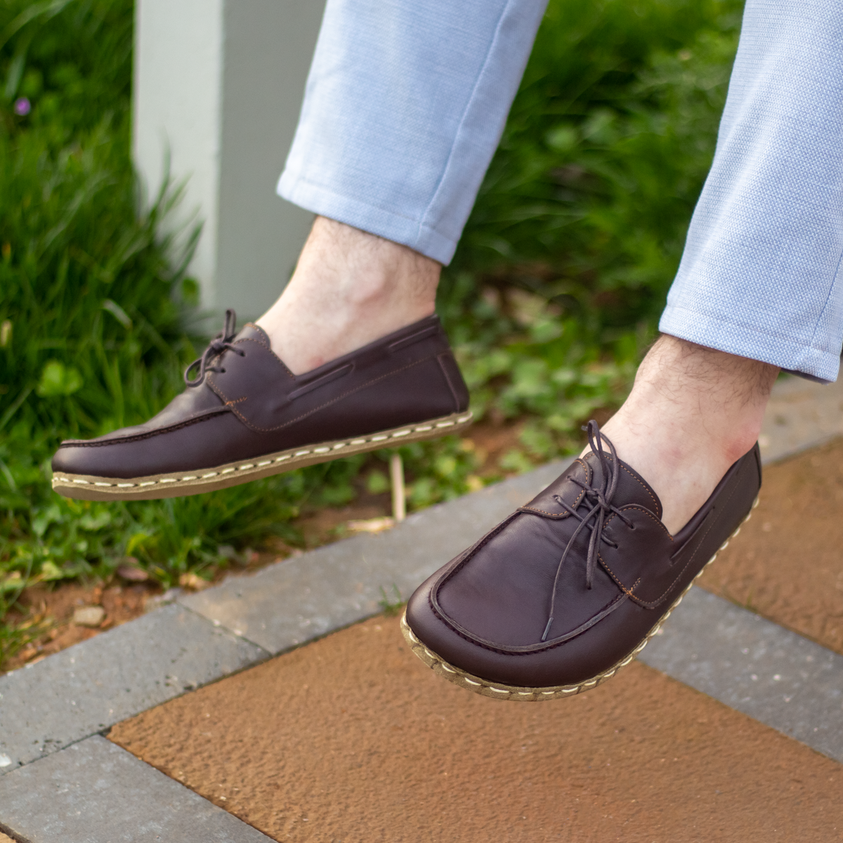 Erkek Fındık Kahve Mellow Barefoot Ayakkabı, 5. fotoğraf