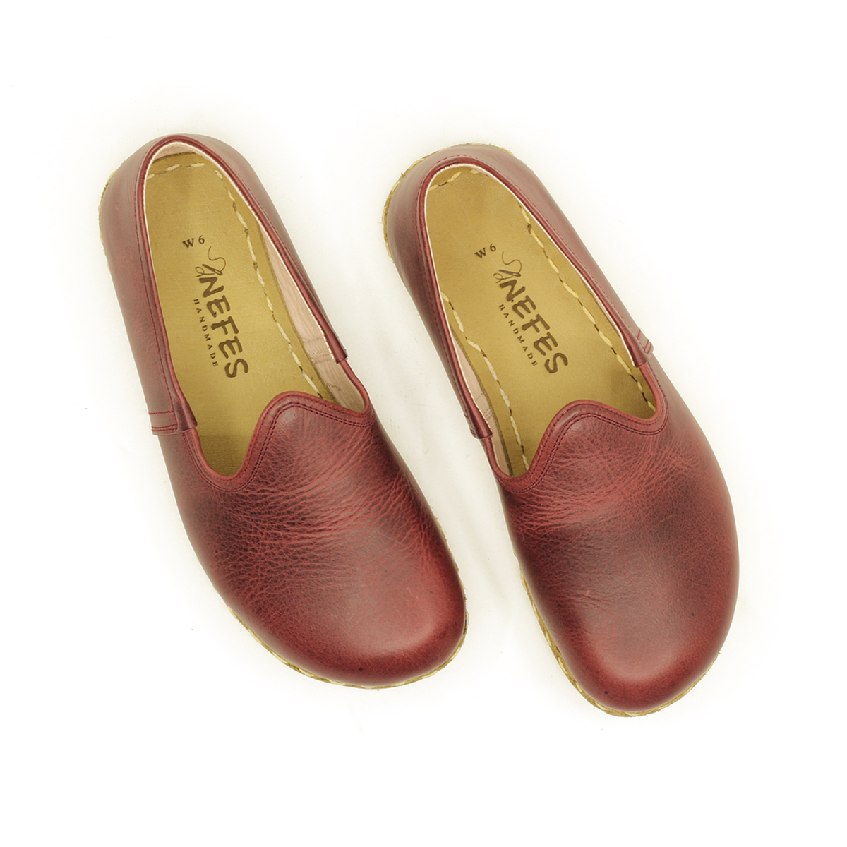 Erkek Bordo Klasik Barefoot Ayakkabı, 5. fotoğraf