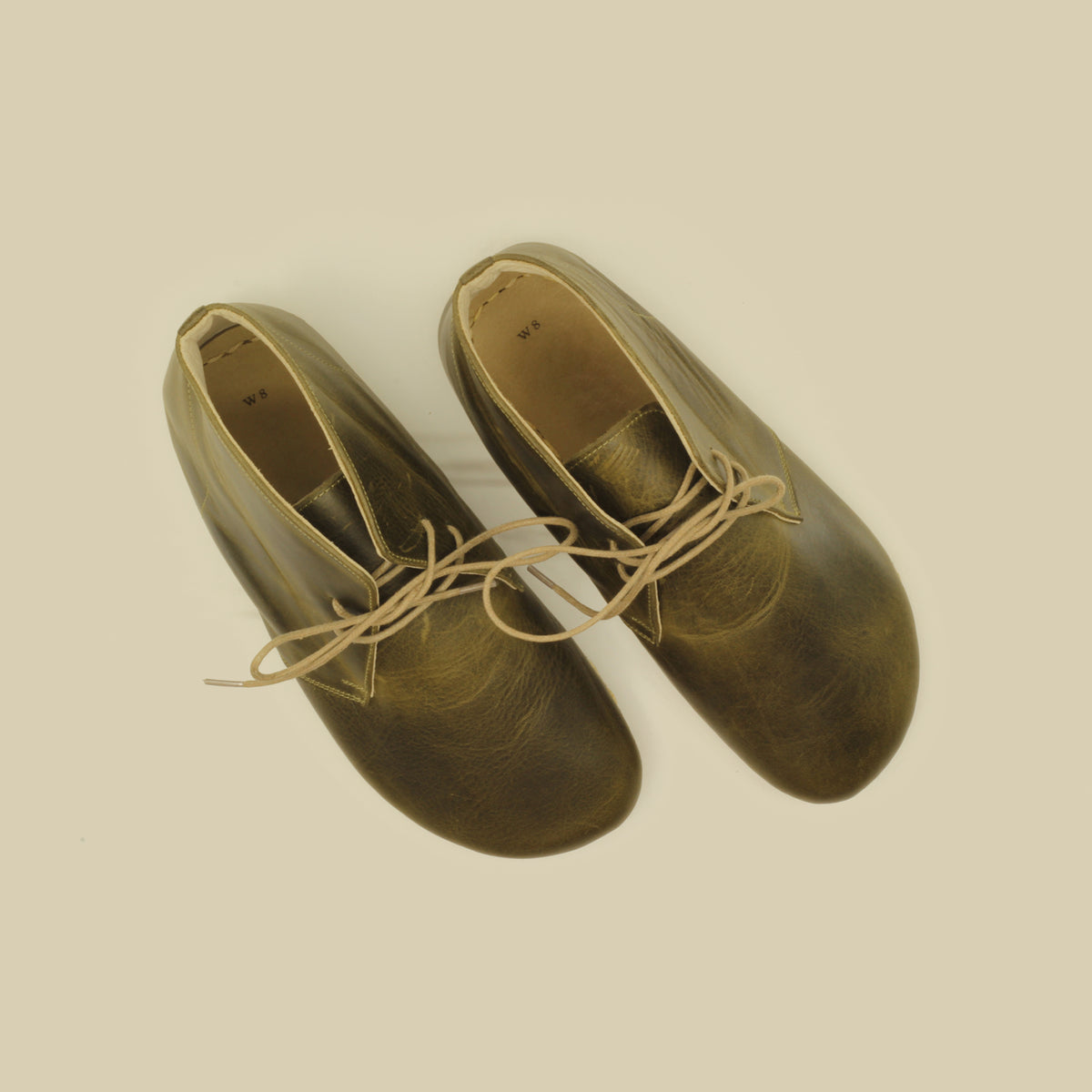 Erkek Zeytin Yeşili Parçalı Barefoot Bot, 3. fotoğraf