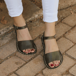 Kadın Zeytin Yeşili Lena Barefoot Sandalet, 4. fotoğraf