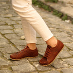 Kadın Crazy Kahve Sneaker Barefoot Ayakkabı, 4. fotoğraf