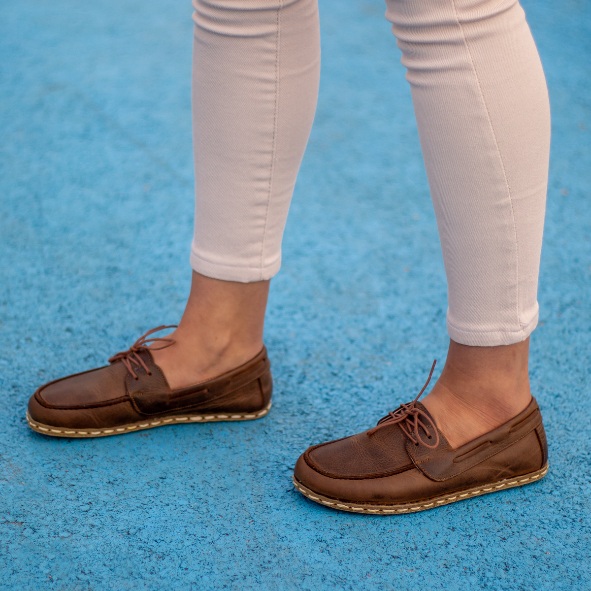 Kadın Klasik Kahverengi Mellow Barefoot Ayakkabı, 7. fotoğraf