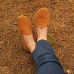 Kadın Hardal Nubuk Klasik Barefoot Ayakkabı, 3. fotoğraf