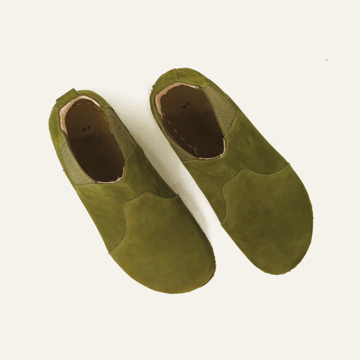 Kadın Yeşil Nubuk Chelsea Barefoot Bot, 5. fotoğraf