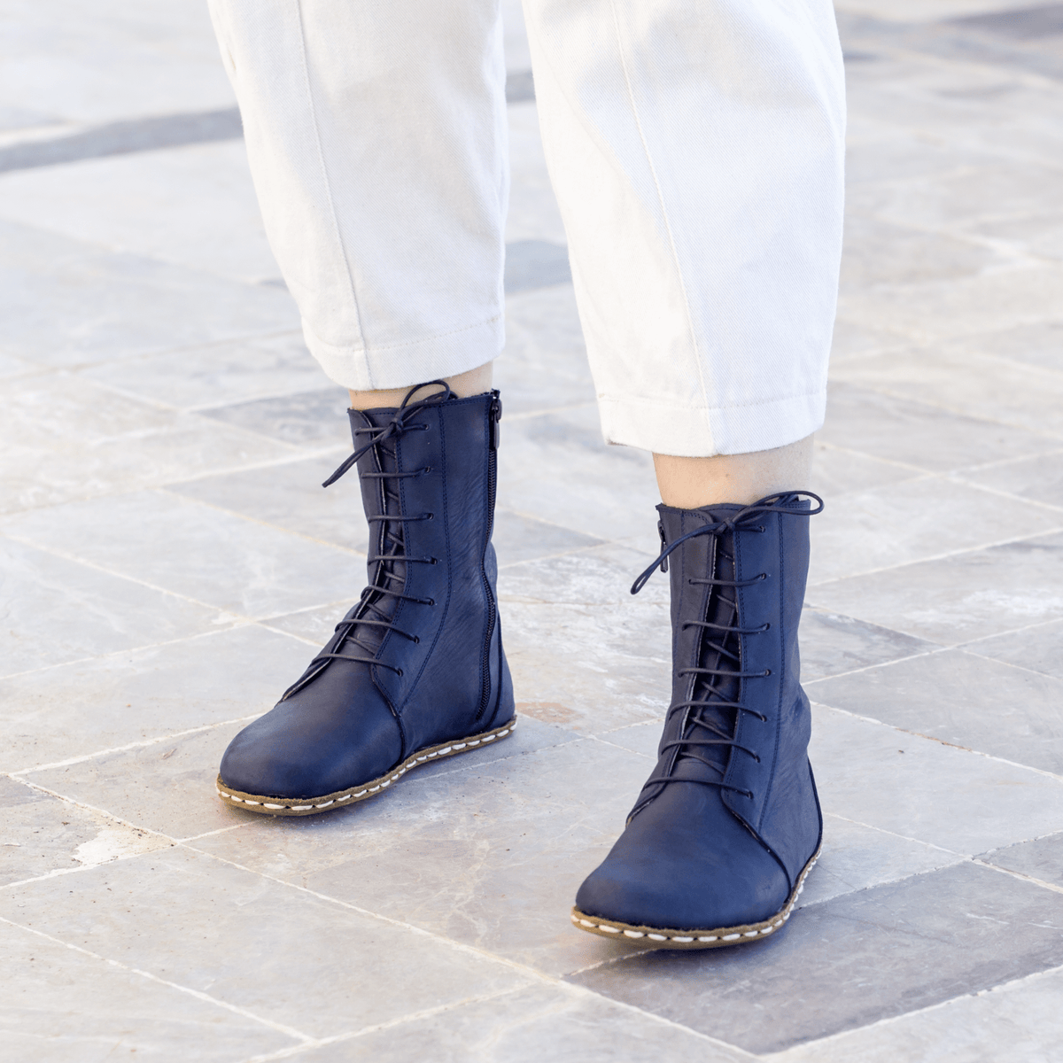 Kadın Lacivert Barefoot Bot, 5. fotoğraf