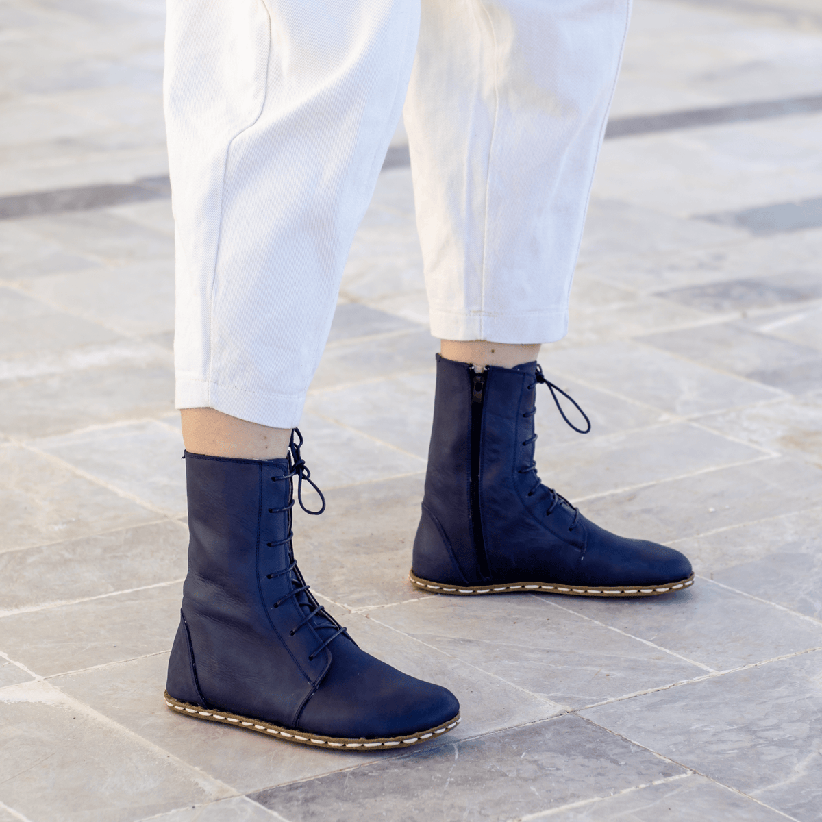 Kadın Lacivert Barefoot Bot, 4. fotoğraf
