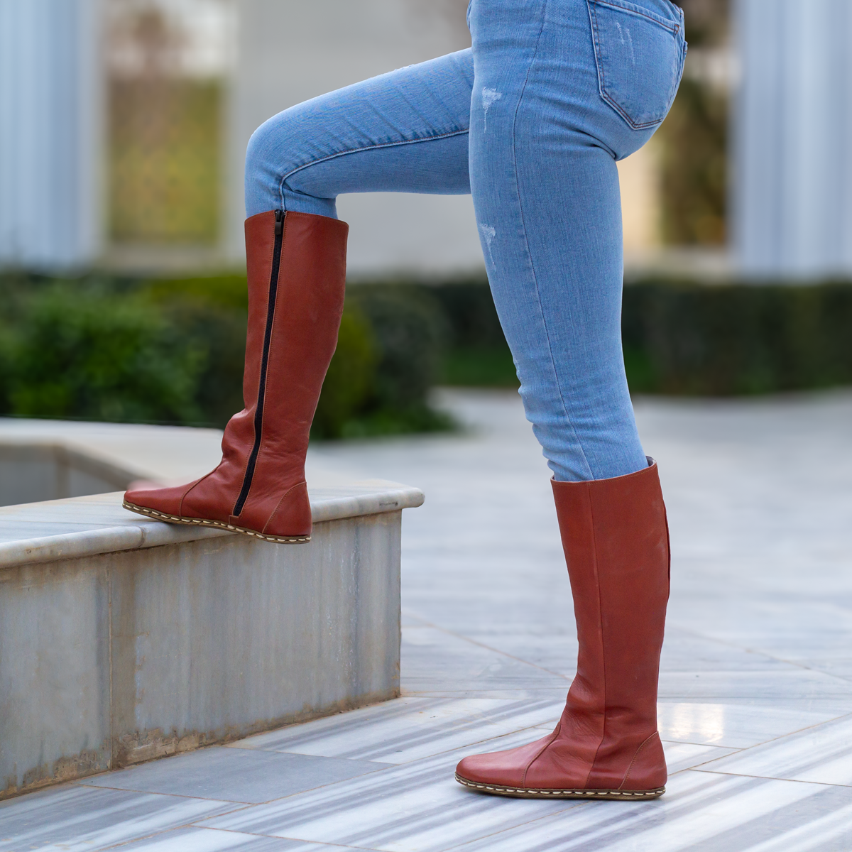 Kadın Burnt Orange Barefoot Çizme, 6. fotoğraf