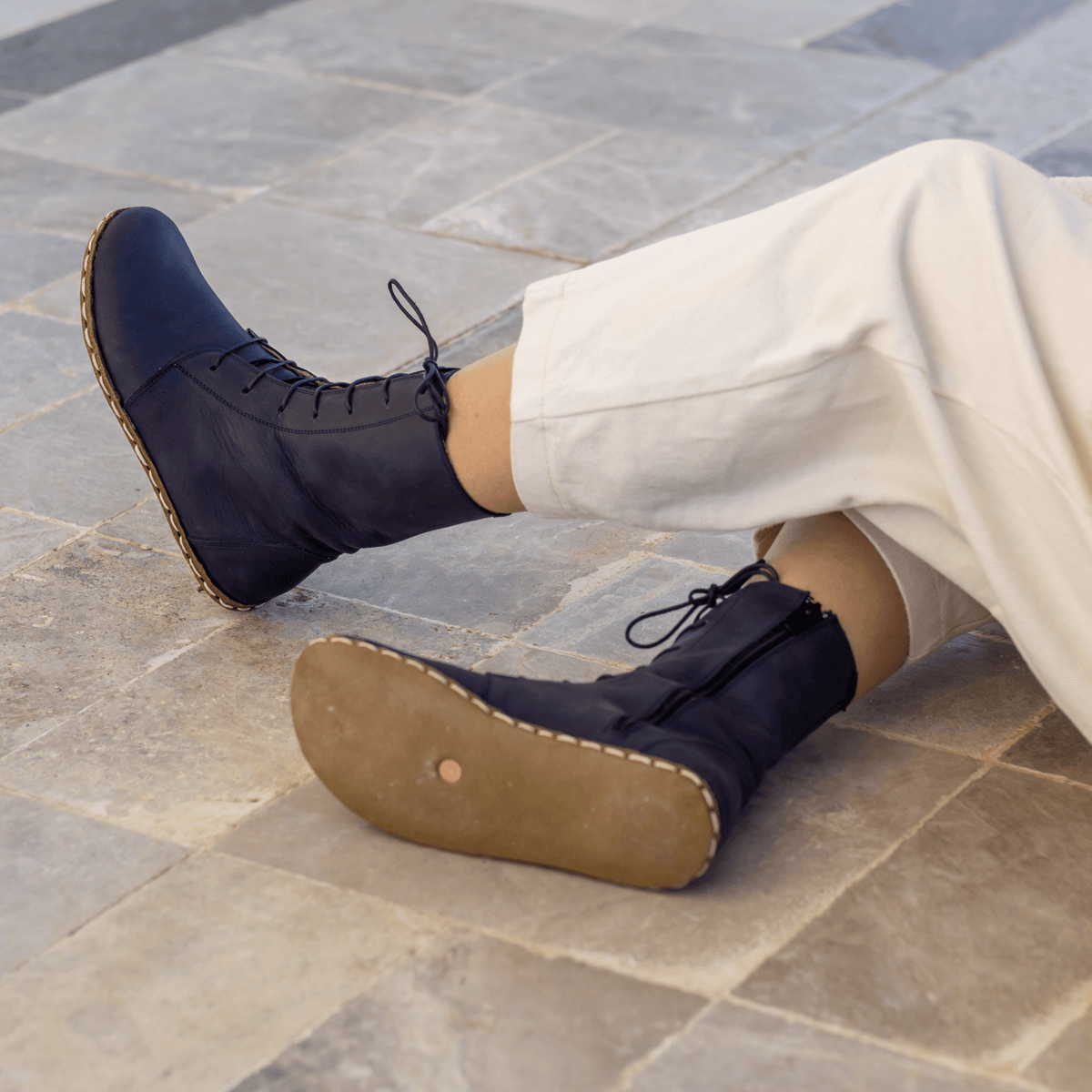 Kadın Lacivert Barefoot Bot, 6. fotoğraf