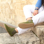 Kadın Yeşil Nubuk Chelsea Barefoot Bot, 3. fotoğraf