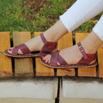 Kadın Bordo Helen Barefoot Sandalet, 3. fotoğraf