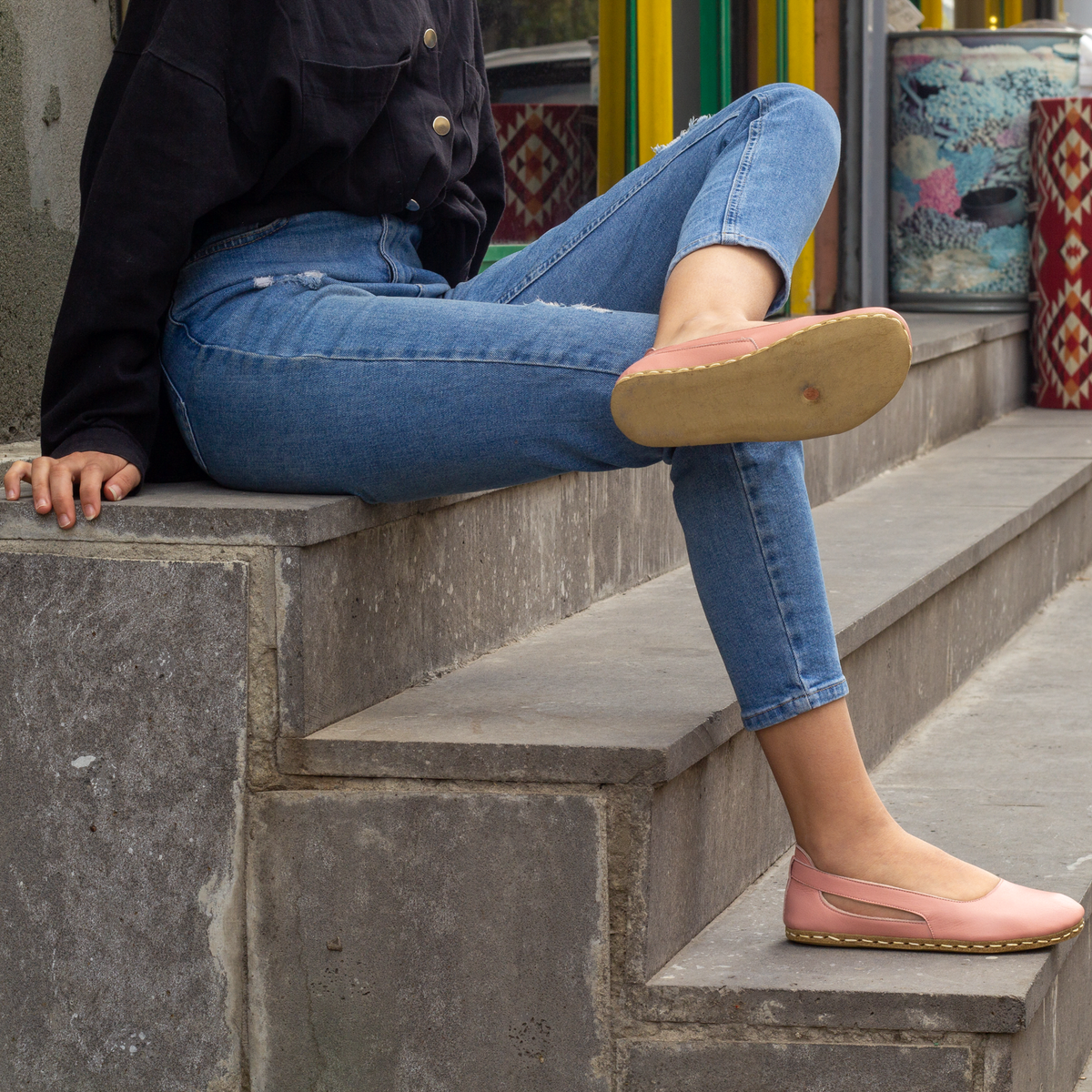 Kadın Şeker Pembe Beril Barefoot Ayakkabı, 4. fotoğraf