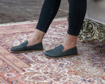 Kadın Petrol Yeşili Atkılı Barefoot Ayakkabı, 4. fotoğraf