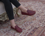 Kadın Bordo Atkılı Barefoot Ayakkabı, 2. fotoğraf