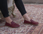 Kadın Bordo Atkılı Barefoot Ayakkabı, 4. fotoğraf