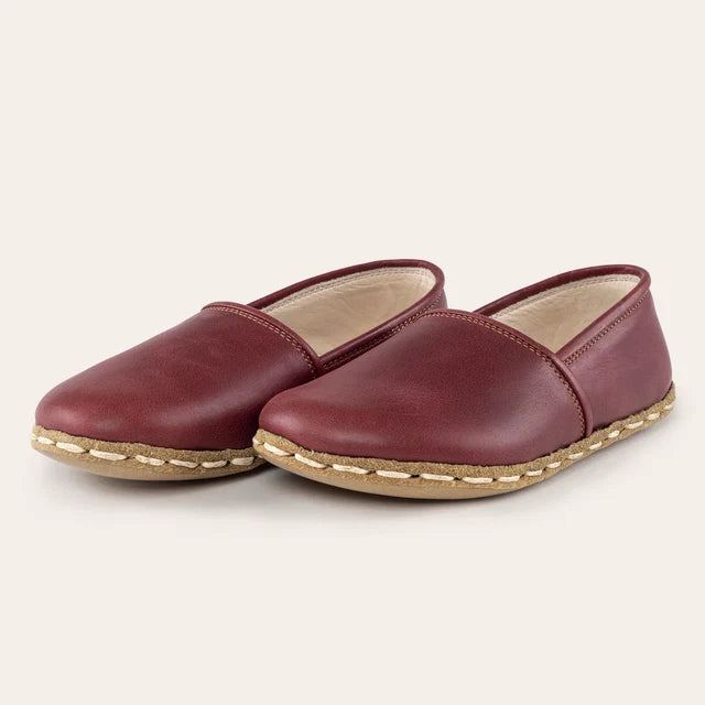 Çocuk Barefoot Yalınayak Ayakkabı, Bordo