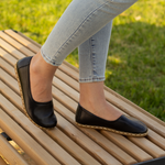 Kadın Siyah Babet Barefoot Ayakkabı, 1. fotoğraf