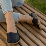Kadın Siyah Babet Barefoot Ayakkabı, 5. fotoğraf