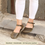 Kadın Zeytin Yeşili Sandalet Barefoot Sandalet, 8. fotoğraf